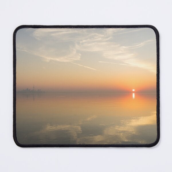 Item preview, Glorious Skyline Sunrise - Downtown Toronto from Across Humber Bay designed and sold by Georgia Mizuleva.