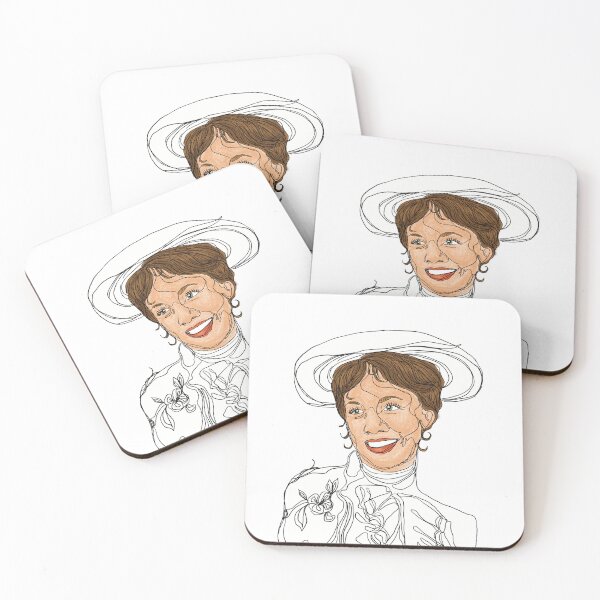 Item preview, Mary Poppins Line-Drawing Portrait designed and sold by kirstyelen.