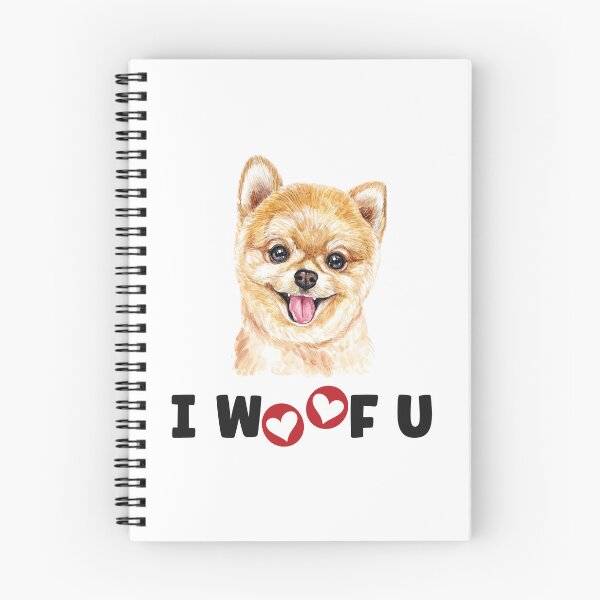Item preview, Pomeranian Pom Dog I Woof You designed and sold by Blok45.