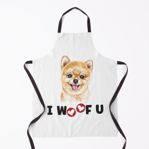 Item preview, Pomeranian Pom Dog I Woof You designed and sold by Blok45.
