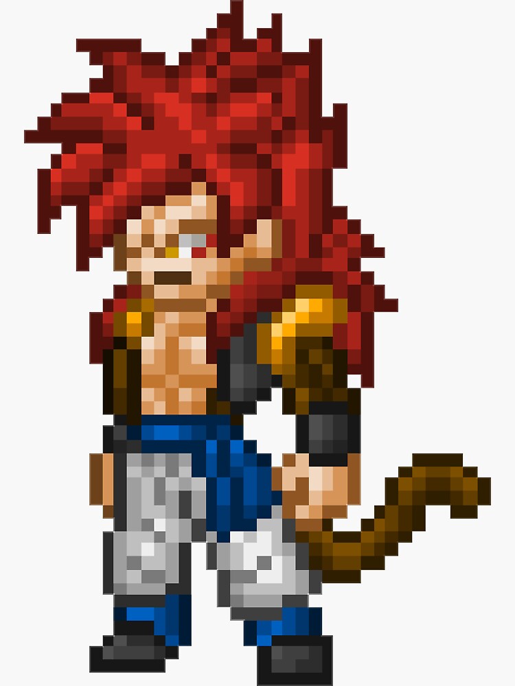 Pixilart - Gogeta ssj4 colored by ItsTheMan