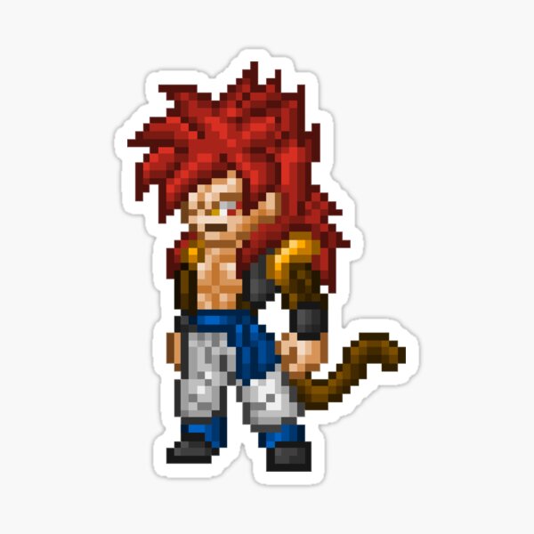 Pixilart - Gogeta ssj4 colored by ItsTheMan