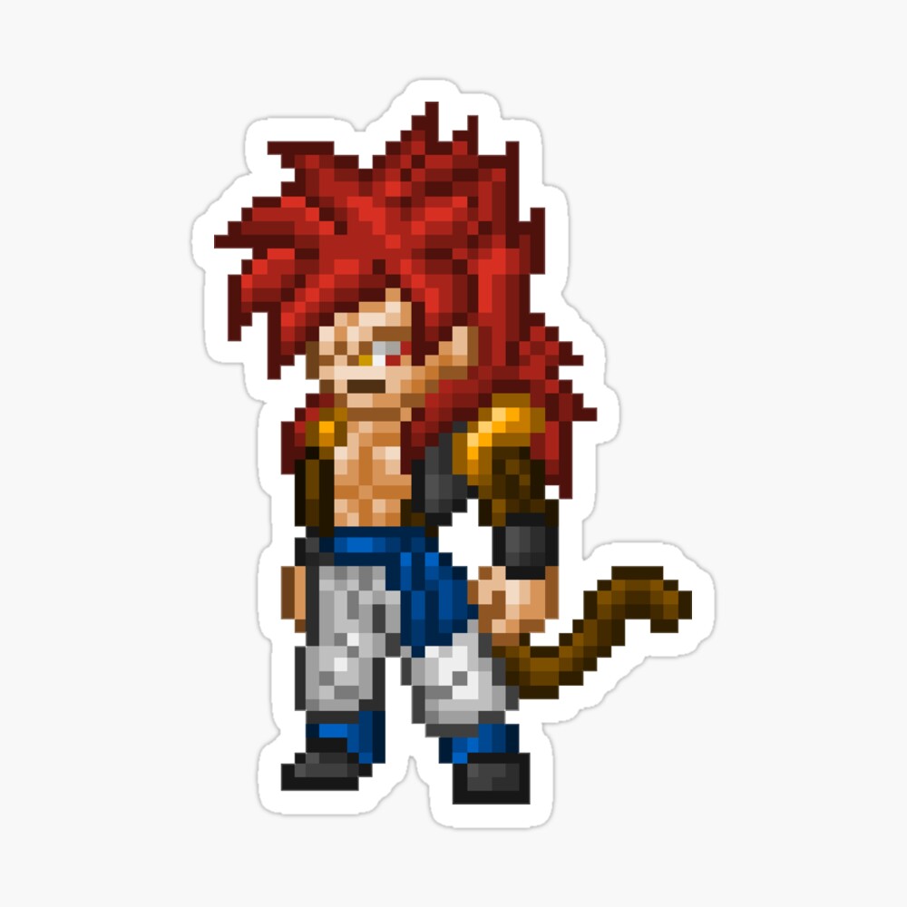 STL file gogeta super saiyan 4 wall art 🎨・Template to download