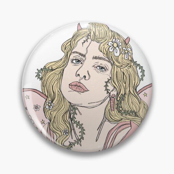 Item preview,  Happier Than Ever Fairy Girl Portrait designed and sold by kirstyelen.