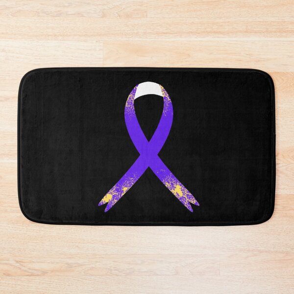 Item preview, Relay for life purple ribbon designed and sold by Havilaharts.