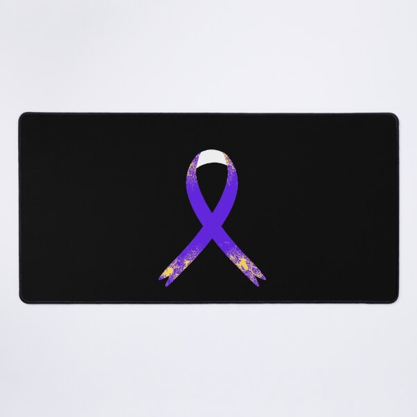 Item preview, Relay for life purple ribbon designed and sold by Havilaharts.