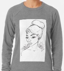 Hair bun Lightweight Sweatshirt