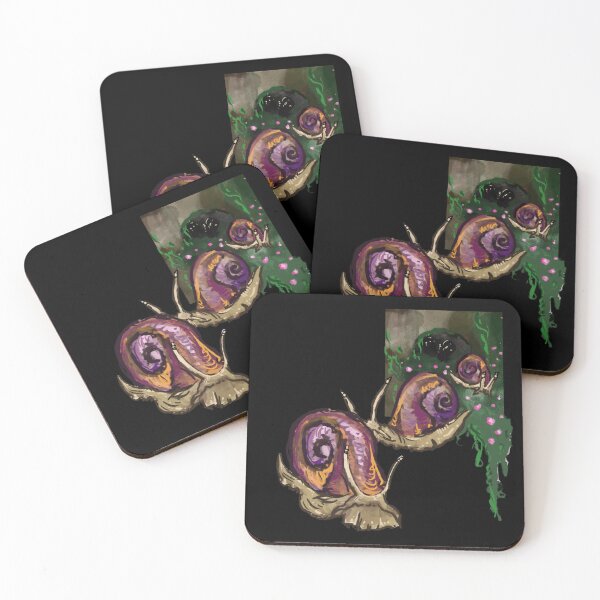 Item preview, Snail Parade dark version designed and sold by TheDoodlemancer.