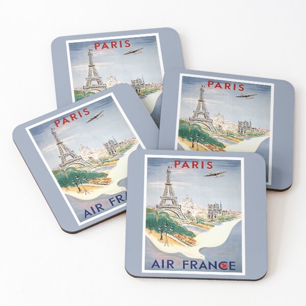 Item preview, PARIS : Vintage Air France Travel and Tourism Print designed and sold by posterbobs.