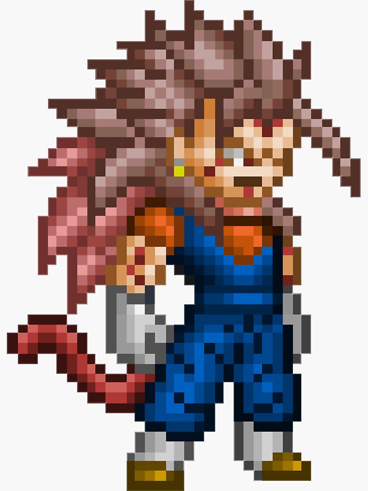 Super Saiyan 4 Limit Breaker Goku Sticker for Sale by dvgrff229