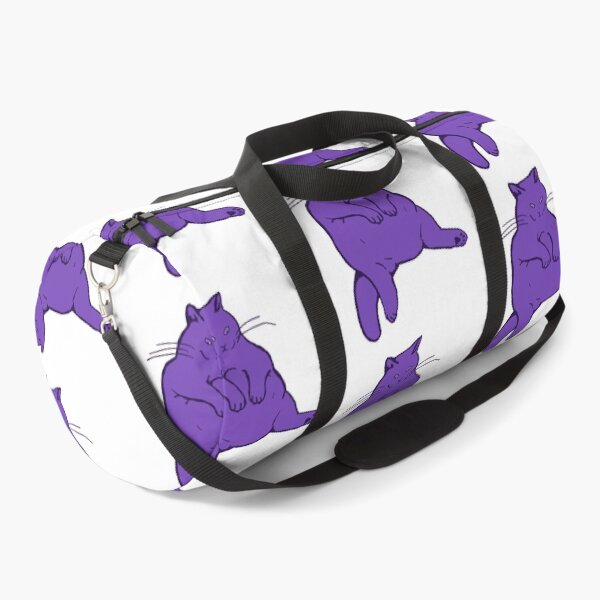 Item preview,  Cute chubby chonky cat design -  fat kitty in purple colour palette no.1 designed and sold by Balsamista-art.