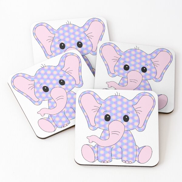 Item preview, sweet little elephant (abstract kaleidoscope edition) designed and sold by ShipsinParadise.