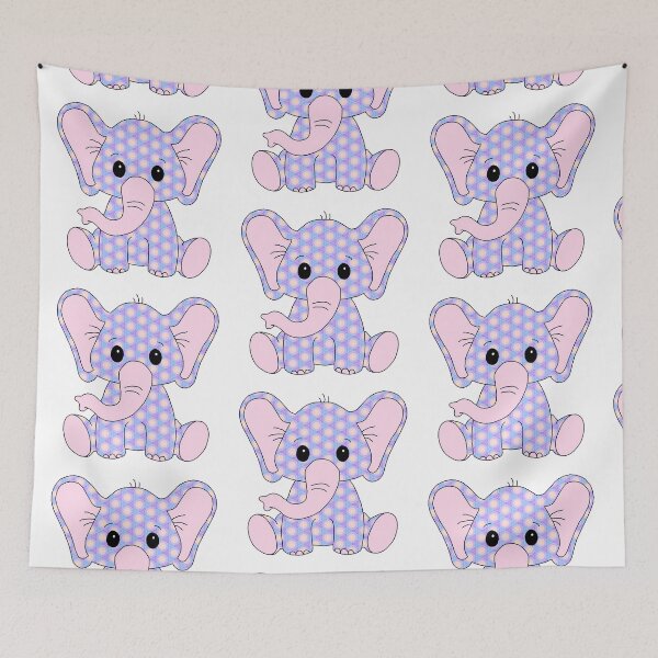 Item preview, sweet little elephant (abstract kaleidoscope edition) designed and sold by ShipsinParadise.