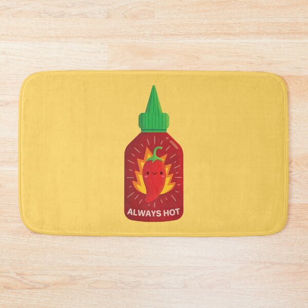 Item preview, Cute Red Chili Pepper Spicy Sauce Bottle designed and sold by rustydoodle.