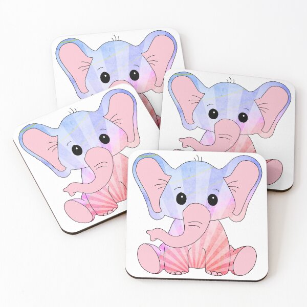 Item preview, sweet little elephant (sunset edition) designed and sold by ShipsinParadise.