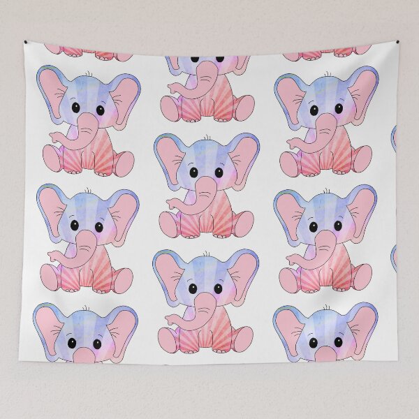 Item preview, sweet little elephant (sunset edition) designed and sold by ShipsinParadise.