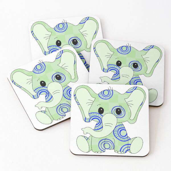 Item preview, sweet little elephant (abstract pattern edition) designed and sold by ShipsinParadise.