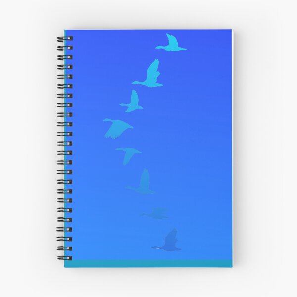 Item preview, Flock of Geese skyblue design  designed and sold by MystixJack.