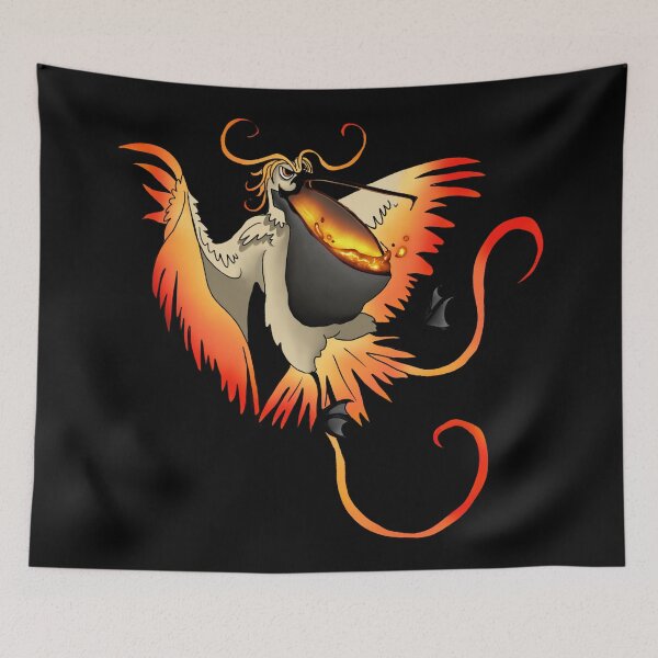 Item preview, Lava Pelican Phoenix  designed and sold by TheDoodlemancer.