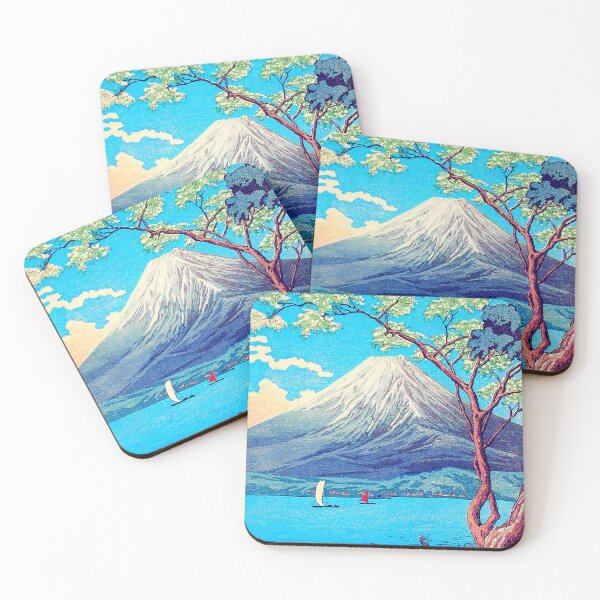 Item preview, Mount Fuji from Lake Yamanaka print by Hiroaki Takahashi (1871–1945) designed and sold by papajimmy.
