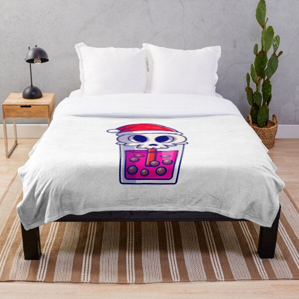 Item preview, Bubble tea skull sticker - Tshirt designed and sold by zahirshop.