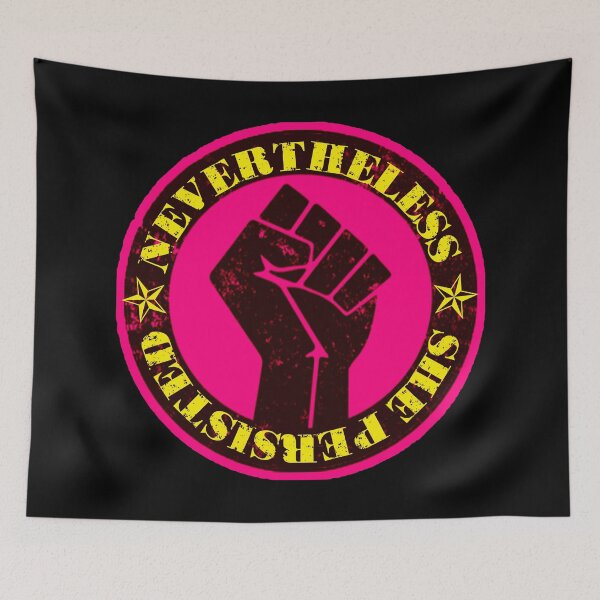 Item preview, Nevertheless... She PERSISTED pink designed and sold by Thelittlelord.