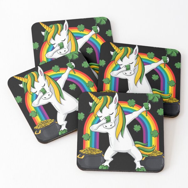 Item preview, Dabbing Unicorn St Patricks Day Irish Dab Girls Kids Classic . designed and sold by egginsaqbuss.