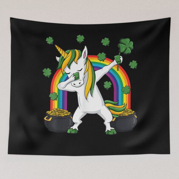 Item preview, Dabbing Unicorn St Patricks Day Irish Dab Girls Kids Classic . designed and sold by egginsaqbuss.