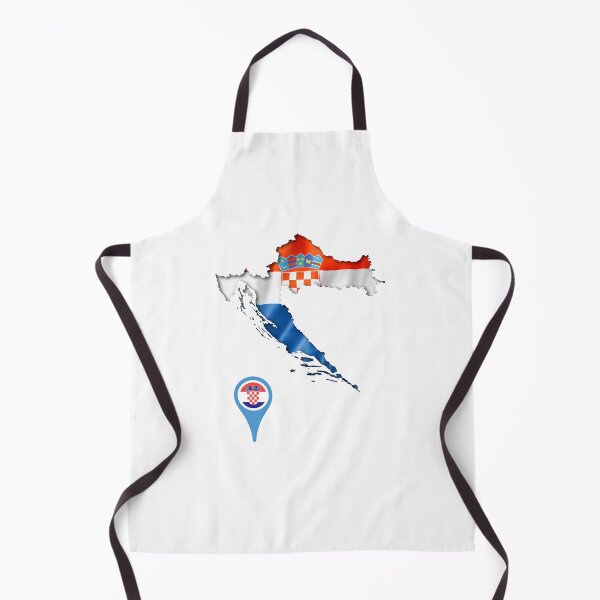Item preview, Croatia Flag Map designed and sold by Tienda-Vane.