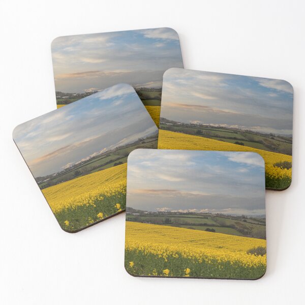 Item preview, Rapeseed field full bloom  designed and sold by kathleenjean.