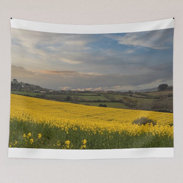 Item preview, Rapeseed field full bloom  designed and sold by kathleenjean.