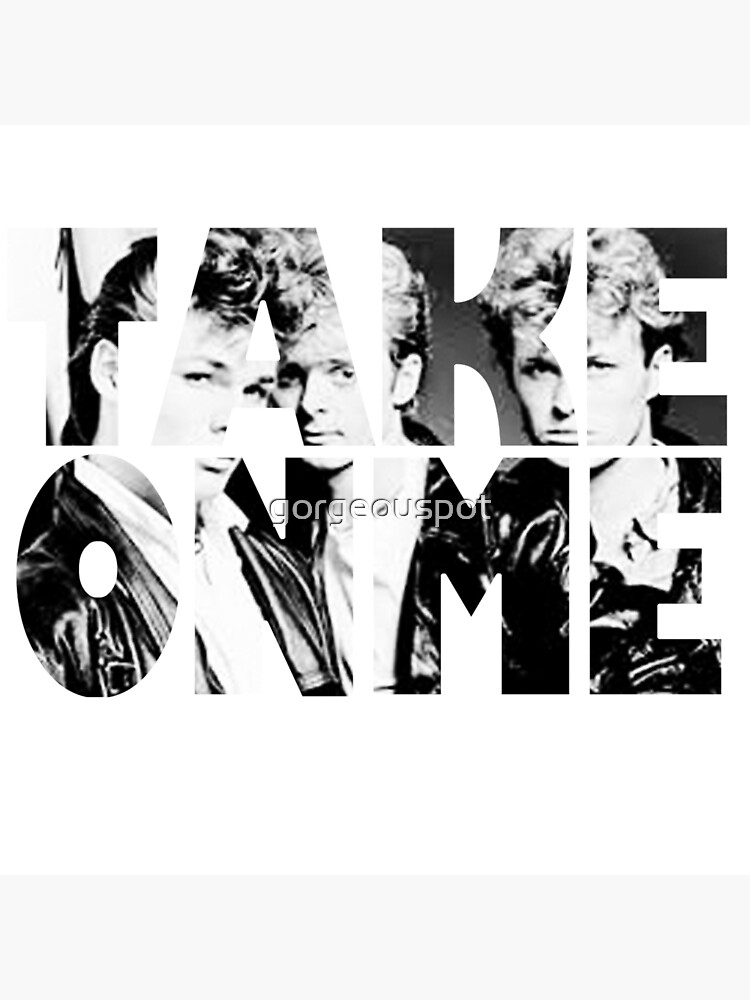 A ha take on me. A-ha Постер. A-ha арты. A-ha принт. Take on me от группы a-ha Постер.