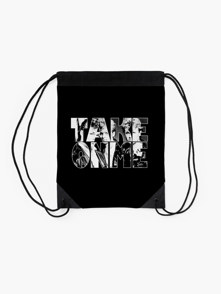 Alternate view of Take on me - a-ha Drawstring Bag