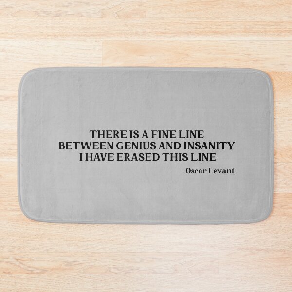 Item preview, Oscar Levant quote, black designed and sold by perezzzoso.