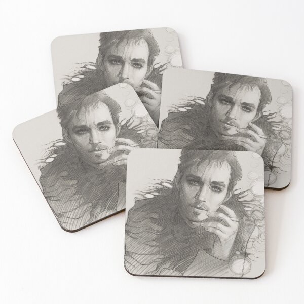 Item preview, Klaus, Robert Sheehan, Pencil sketch designed and sold by TendaLee.