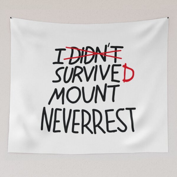 Item preview, J_ai survécu au mont Neverrest  classique designed and sold by BaeRozinaJames.