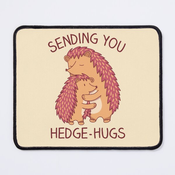 Artikelvorschau, Ich sende Ihnen Hedge-Hugs – Valentinstagsgeschenk für Igelliebhaber entworfen und verkauft von Paperfly Studio.