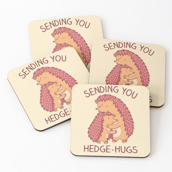 Artikelvorschau, Ich sende Ihnen Hedge-Hugs – Valentinstagsgeschenk für Igelliebhaber entworfen und verkauft von Paperfly Studio.