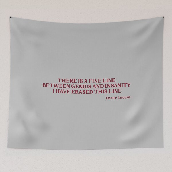 Item preview, Oscar Levant quote, burgundy designed and sold by perezzzoso.