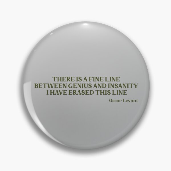 Item preview, Oscar Levant quote, blue designed and sold by perezzzoso.