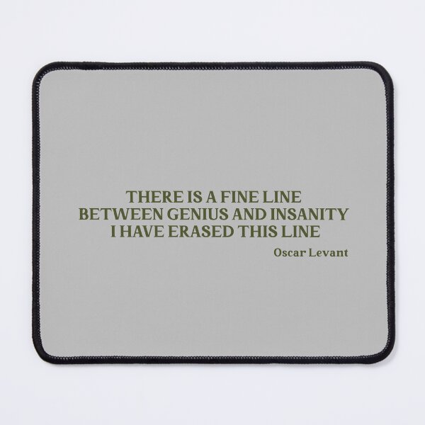 Item preview, Oscar Levant quote, blue designed and sold by perezzzoso.