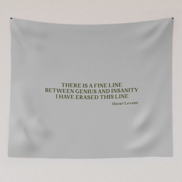 Item preview, Oscar Levant quote, blue designed and sold by perezzzoso.