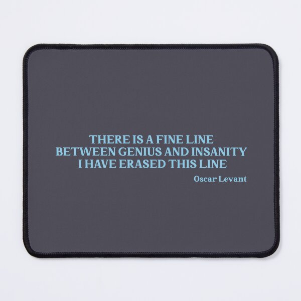 Item preview, Oscar Levant quote, black designed and sold by perezzzoso.