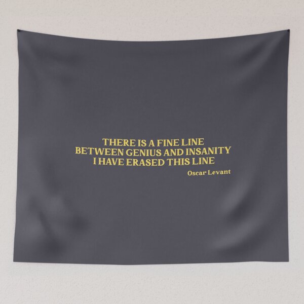 Item preview, Oscar Levant quote, mustard designed and sold by perezzzoso.