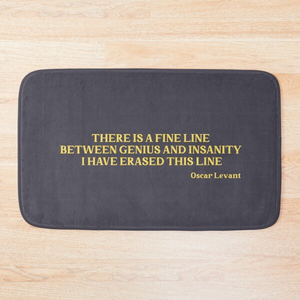 Item preview, Oscar Levant quote, mustard designed and sold by perezzzoso.