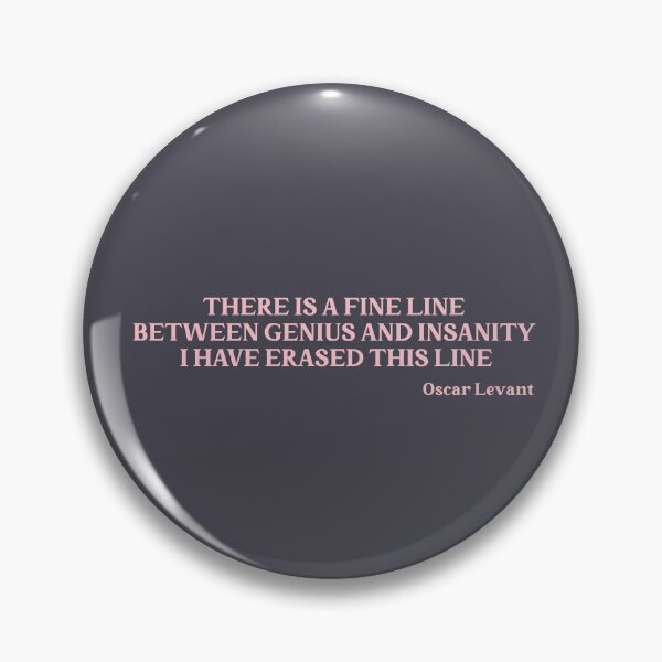 Item preview, Oscar Levant quote, pink designed and sold by perezzzoso.