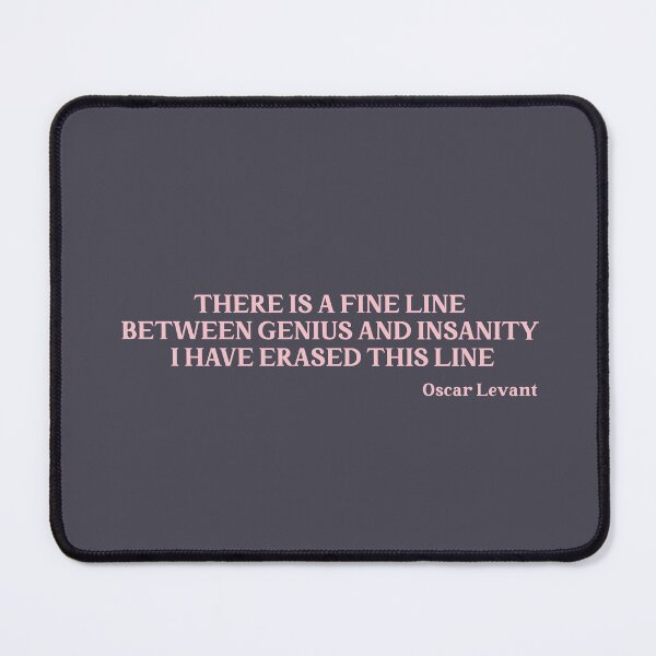 Item preview, Oscar Levant quote, pink designed and sold by perezzzoso.