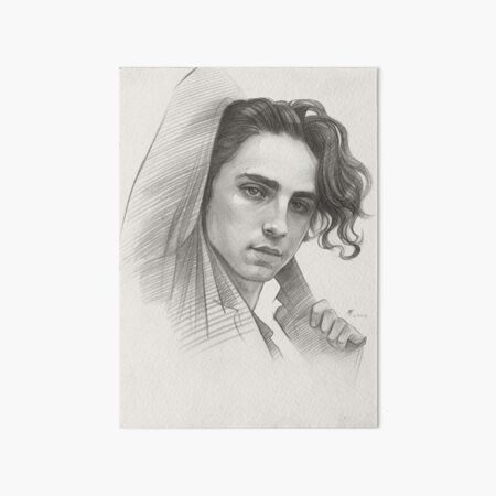 Item preview, Timothée Chalamet, Pencil Portrait, Sketch designed and sold by TendaLee.