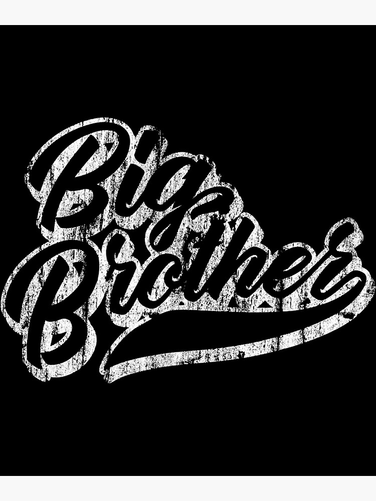 "Lustiger großer Bruder endlich für Kinder und coole Brüder" Poster von