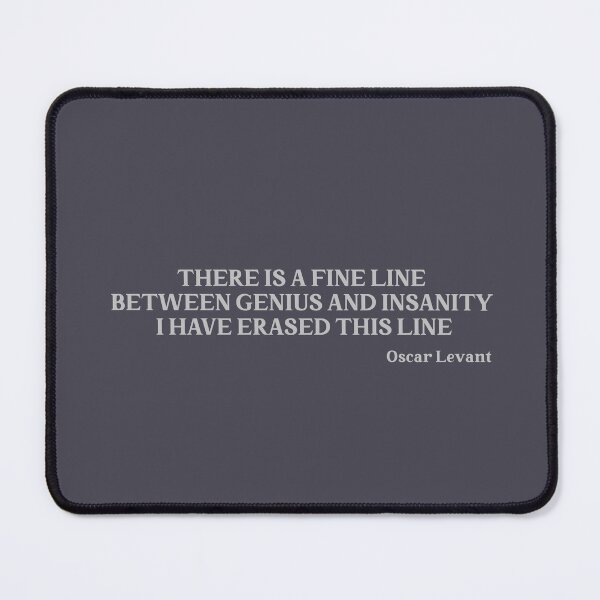 Item preview, Oscar Levant quote, silver designed and sold by perezzzoso.